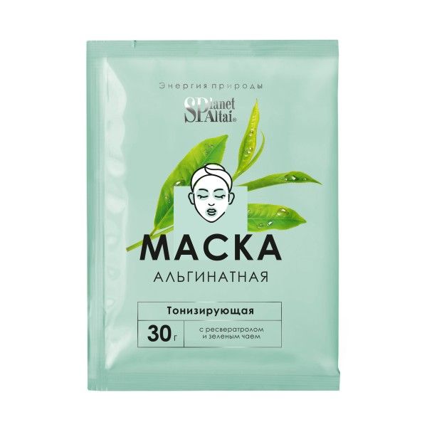 Изображение товара Маска Альгинатная Планета SPA Алтай Тонизирующая Две линии 30г Маска Альгинатная Планета SPA Алтай Тонизирующая Две линии 30г фотография