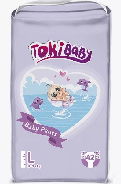 Изображение товара Подгузники-трусики TOKIBABY детские L 42шт Подгузники-трусики TOKIBABY детские L 42шт фотография
