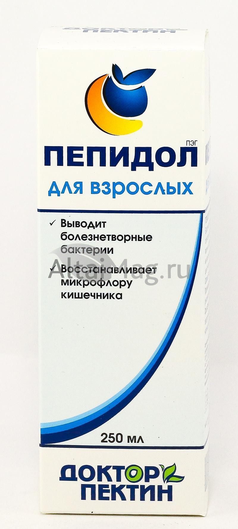 Доктор Пектин Пепидол 5% 250 мл в Бресте — купить недорого по низкой цене в  интернет аптеке AltaiMag