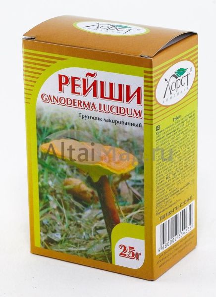 Изображение товара Рейши (трутовик лакированный) Хорст, 25 г Рейши (трутовик лакированный) Хорст, 25 г фотография