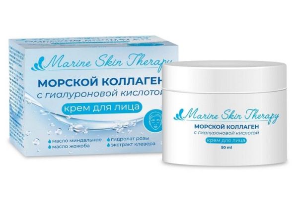 Изображение товара Крем для лица Коллаген морской MARINE SKIN THERAPY МедикоМед 50мл Крем для лица Коллаген морской MARINE SKIN THERAPY МедикоМед 50мл фотография