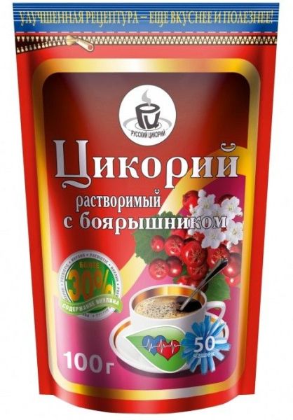 Изображение товара Цикорий раст.дойпак zip с боярышником 100г Цикорий раст.дойпак zip с боярышником 100г фотография