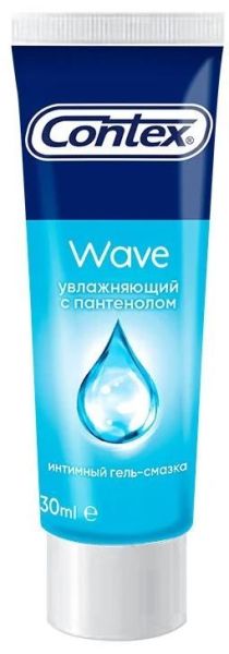 Интимный гель-смазка Contex Wave увлажняющий с пантенолом, 30 мл фотография