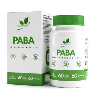 Парааминобензойная кислота Витамин B10 Naturalsupp №60
