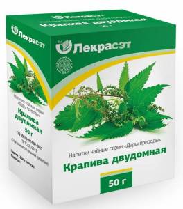 Крапива, листья, 50 г (Лекра-сэт)
