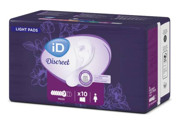 Прокладки урологические АйДи Light Discreet Maxi 10шт фотография