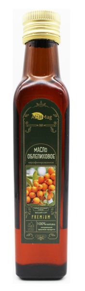 Изображение товара Масло облепиховое Алтаймаг 100% 250 мл Масло облепиховое Алтаймаг 100% 250 мл фотография