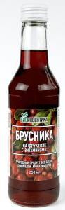 Сироп Брусника на фруктозе, 250 мл
