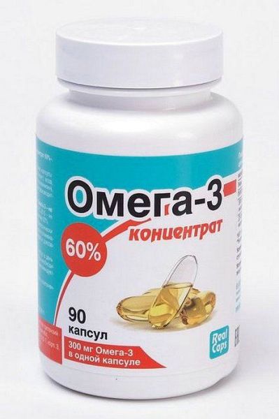 Изображение товара Омега-3 концентрат Реалкапс 90 капсул по 500 мг Омега-3 концентрат Реалкапс 90 капсул по 500 мг фотография
