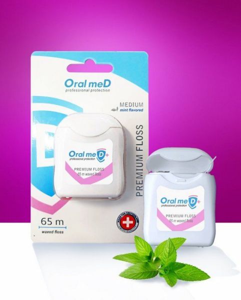 Зубная нить ORAL MED + MEDIUM 65м фотография