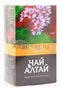 Алтай чай черный (с баданом) 100г